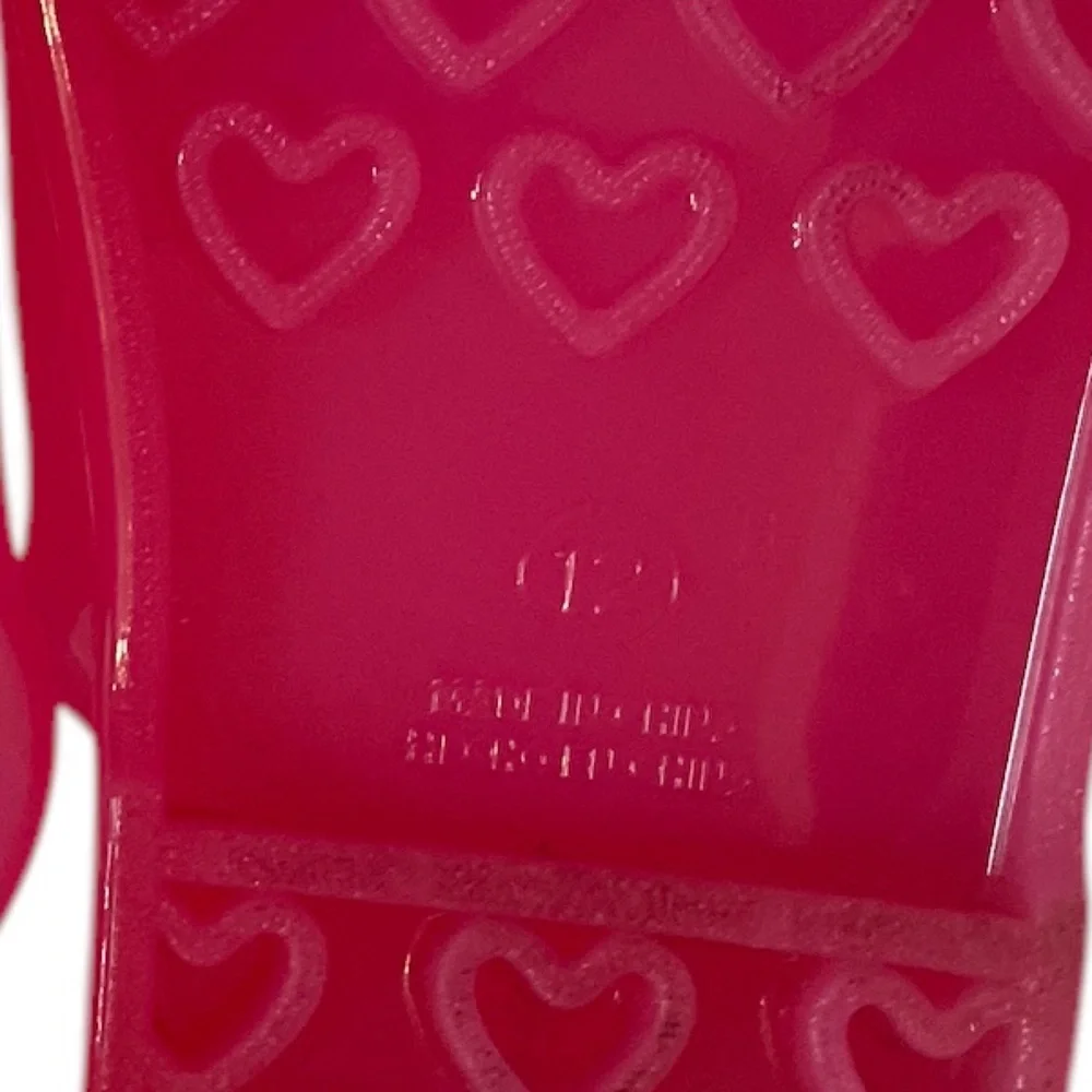Old Navy Vibrant Pink Jelly Sandals Girls 12